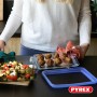 Ensemble de Boîtes à Lunch Pyrex Bleu Transparent 2,6 L 3 Pièces