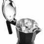 Italian Coffee Pot Fagor TIRAMISU 6 Black Aluminium