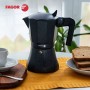 Italian Coffee Pot Fagor TIRAMISU 9 Black Aluminium