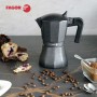 Italian Coffee Pot Fagor TIRAMISU 9 Black Aluminium