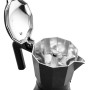 Italian Coffee Pot Fagor TIRAMISU 9 Black Aluminium