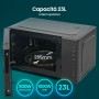 Micro-ondes avec Gril Hisense H23MOBS5HG4 Noir 800 W 23 L