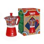 Italian Coffee Pot Bialetti MOKA D&G Aluminium Bakelite 3 Cups