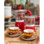 Italian Coffee Pot Bialetti MOKA D&G Aluminium Bakelite 3 Cups