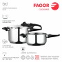 Pressure cooker Fagor DUO 6+4L RAPID Stainless steel 18/10 4 L 6 L