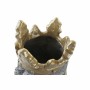 Planter DKD Home Decor Grey Golden Gorilla Magnesium (29 x 26 x 34,9 cm)