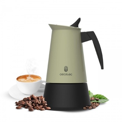 Cafetière Italienne Cecotec Piccolina 200 Vert 2 Tasses 100 ml (2 Tasses)