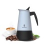 Cafetière Italienne Cecotec Piccolina 200 Bleu 2 Tasses 100 ml Acier inoxydable