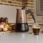 Italian Coffee Pot Cecotec Piccolina 600 Bronze Bronze 6 Cups 300 ml
