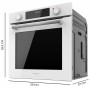 Four Cecotec Bolero Hexa M226000 Glass White 2800 W 72 L