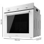 Oven Cecotec Bolero Hexa M236000 Glass White Time 2800 W 70 L