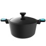 Marmite avec couvercle Cecotec Polka Platinum 28 Pot Thunder 4,5 L Noir Gris Aluminium Ø 28 cm