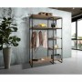 Wardrobe DKD Home Decor Brown Black Metal Mango wood 130 x 47 x 205 cm