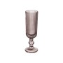 Champagne glass Stripes Grey Glass 160 ml (6 Units)