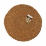 Table Mat Privilege Marine algae Brown Ø 35 cm (36 Units)