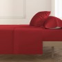 Top sheet Happy Home Mix Colors Red Single