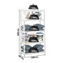 Étagère Simon Rack Comfort Plus 5/400 Blanc 200 x 100 x 40 cm Métal 5 Etagères 100 kg