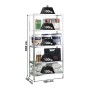 Shelves Simon Rack Comfort Plus 5/500 200 x 100 x 50 cm Natural Metal 5 Shelves 100 kg