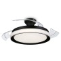 Ventilateur de Plafond avec Lumière Philips Atlas Blanc Noir Métal