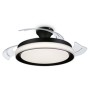 Ventilateur de Plafond avec Lumière Philips Atlas Blanc Noir Métal