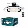 Ventilateur de Plafond avec Lumière Philips Atlas Blanc Noir Métal