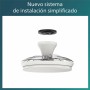 Ventilateur de Plafond avec Lumière Philips Atlas Blanc Noir Métal