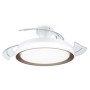 Ventilateur de Plafond avec Lumière Philips 929004081801 Blanc Doré Métal