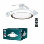 Ventilateur de Plafond avec Lumière Philips 929004081801 Blanc Doré Métal