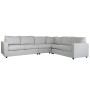 Canapé Home ESPRIT Gris clair Loft 235 X 303 X 86 CM