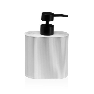Distributeur de Savon Versa Blanc Résine ABS 5,5 X 17 X 11 CM
