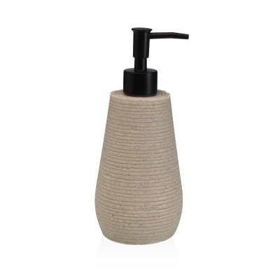 Distributeur de Savon Versa Beige Résine ABS 8,5 x 20 x 8,5 cm
