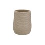 Support pour brosses à dents Versa Beige Résine 8,5 x 10 x 8,5 cm