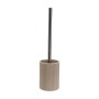 Brosse de salle de wc Versa Beige Résine Acier 9,4 x 37 x 9,4 cm