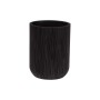 Support pour brosses à dents Versa Noir Résine 8 x 10,5 x 8 cm