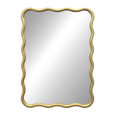 Wall mirror Versa Golden 2,2 X 73 X 53 CM