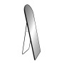 Free standing mirror Versa Black Crystal 2,5 X 150 X 40 CM