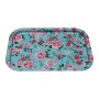 Plateau Versa Bleu Fleurs 23 X 1,5 X 34 CM