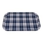 Plateau Versa Vichy Bleu 23 X 1,5 X 34 CM