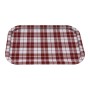 Plateau Versa Vichy Rouge 23 X 1,5 X 34 CM