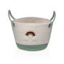 Basket Versa White Green polypropylene Fibre Rainbow