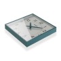Wall Clock Versa Blue Plastic 4,1 X 28,3 X 28,3 CM