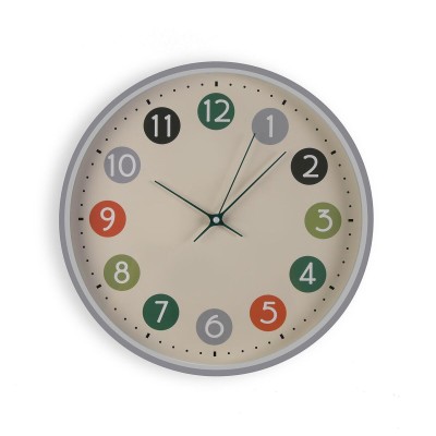Horloge Murale Versa Multicouleur Plastique 30 x 30 x 4,5 cm