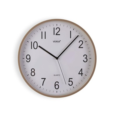 Horloge Murale Versa Gris Plastique 30 x 30 x 4 cm