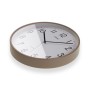 Horloge Murale Versa Gris Plastique 30 x 30 x 4 cm