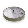 Horloge Murale Versa Vert Plastique 40 x 40 x 5,5 cm