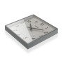 Horloge Murale Versa Gris Plastique 4,1 X 28,3 X 28,3 CM