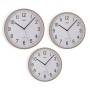 Horloge Murale Versa Gris Plastique 35,1 X 35,1 X 4,5 CM