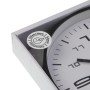 Horloge Murale Versa Noir Plastique 25 x 25 x 4 cm