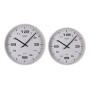 Horloge Murale Versa Blanc Plastique 30 x 30 x 4 cm