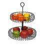 Coupe à fruits Versa Noir Métal Acier 32 x 37 x 32 cm